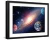 Astrology Astronomy Earth Outer Space Solar System Mars Planet Milky Way Galaxy. Elements of this I-NikoNomad-Framed Photographic Print