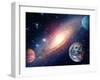 Astrology Astronomy Earth Outer Space Solar System Mars Planet Milky Way Galaxy. Elements of this I-NikoNomad-Framed Photographic Print