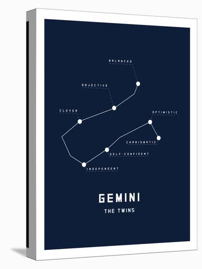 Astrology Chart Gemini-null-Stretched Canvas