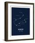 Astrology Chart Gemini-null-Framed Art Print