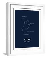 Astrology Chart Libra-null-Framed Art Print