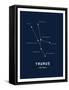 Astrology Chart Taurus-null-Framed Stretched Canvas