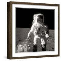 Astronaut Alan Bean on the Moon-null-Framed Photographic Print