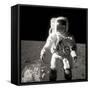 Astronaut Alan Bean on the Moon-null-Framed Stretched Canvas