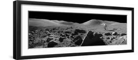 Astronaut And Lunar Rover, Apollo 17-null-Framed Photographic Print