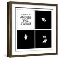 Astronaut Bill II-Reza Farazmand-Framed Art Print