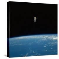 Astronaut Bruce Candles in Free Flight in Space During Space Shuttle Challenger Flight IV-null-Stretched Canvas