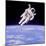 Astronaut Bruce Mccandless in Floating Weightless 320 Feet from the Space Shuttle Challenger-null-Mounted Photo