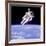 Astronaut Bruce Mccandless in Floating Weightless 320 Feet from the Space Shuttle Challenger-null-Framed Photo