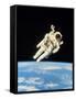 Astronaut Bruce McCandless Walking In Space-null-Framed Stretched Canvas