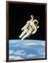 Astronaut Bruce McCandless Walking In Space-null-Framed Photographic Print