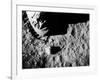 Astronaut Buzz Aldrin's Footprint Being Made in Lunar Soil During Apollo 11 Lunar Mission-null-Framed Premium Photographic Print