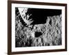 Astronaut Buzz Aldrin's Footprint Being Made in Lunar Soil During Apollo 11 Lunar Mission-null-Framed Premium Photographic Print