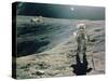 Astronaut Duke Next To Plum Crater, Apollo 16-null-Stretched Canvas