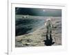 Astronaut Duke Next To Plum Crater, Apollo 16-null-Framed Photographic Print