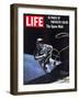 Astronaut Ed White in Space, Tethered to Gemini 4 Spaceship, The Space Walk, June 18, 1965-James A. Mcdivitt-Framed Photographic Print