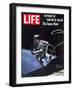 Astronaut Ed White in Space, Tethered to Gemini 4 Spaceship, The Space Walk, June 18, 1965-James A. Mcdivitt-Framed Photographic Print