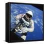 Astronaut Ed White Making First American Space Walk, 120 Miles Above the Pacific Ocean-null-Framed Stretched Canvas