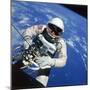 Astronaut Ed White Making First American Space Walk, 120 Miles Above the Pacific Ocean-null-Mounted Photographic Print
