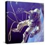 Astronaut Edward White During His 23 Minute Space Walk-null-Stretched Canvas