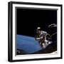 Astronaut Edward White Floating Weightless During the First US Spacewalk, June 3, 1965-null-Framed Photo
