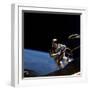 Astronaut Edward White Floating Weightless During the First US Spacewalk, June 3, 1965-null-Framed Photo
