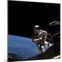 Astronaut Edward White Floating Weightless During the First US Spacewalk, June 3, 1965-null-Mounted Photo