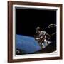 Astronaut Edward White Floating Weightless During the First US Spacewalk, June 3, 1965-null-Framed Photo