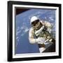 Astronaut Edward White Floats in Space-null-Framed Photo