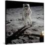 Astronaut Edwin 'Buzz' Aldrin Standing on the Moon after the Apollo 11 Landing, 20 July 1969-null-Stretched Canvas