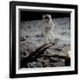 Astronaut Edwin 'Buzz' Aldrin Standing on the Moon after the Apollo 11 Landing, 20 July 1969-null-Framed Photographic Print