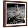 Astronaut Edwin 'Buzz' Aldrin Standing on the Moon after the Apollo 11 Landing, 20 July 1969-null-Framed Photographic Print