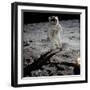 Astronaut Edwin 'Buzz' Aldrin Standing on the Moon after the Apollo 11 Landing, 20 July 1969-null-Framed Photographic Print