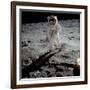 Astronaut Edwin 'Buzz' Aldrin Standing on the Moon after the Apollo 11 Landing, 20 July 1969-null-Framed Photographic Print
