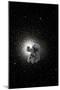 Astronaut Floating in Deep Space with Large Cluster Galaxy in Background-Stocktrek Images-Mounted Photographic Print