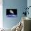 Astronaut Floating in Outer Space Above Planet Earth-null-Mounted Art Print displayed on a wall