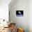 Astronaut Floating in Outer Space Above Planet Earth-null-Stretched Canvas displayed on a wall