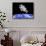 Astronaut Floating in Outer Space Above Planet Earth-null-Framed Stretched Canvas displayed on a wall