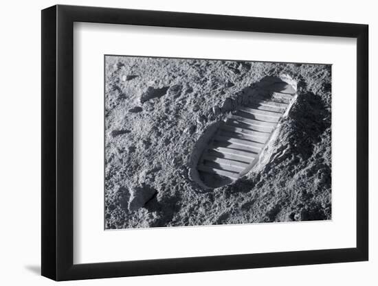 Astronaut Footprint on the Moon-Detlev Van Ravenswaay-Framed Photographic Print