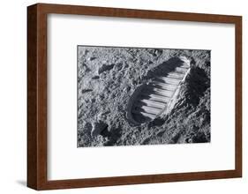 Astronaut Footprint on the Moon-Detlev Van Ravenswaay-Framed Photographic Print