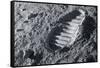 Astronaut Footprint on the Moon-Detlev Van Ravenswaay-Framed Stretched Canvas