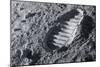 Astronaut Footprint on the Moon-Detlev Van Ravenswaay-Mounted Photographic Print