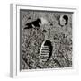 Astronaut Footprints on the Moon-Detlev Van Ravenswaay-Framed Premium Photographic Print