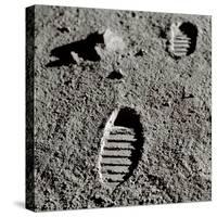 Astronaut Footprints on the Moon-Detlev Van Ravenswaay-Stretched Canvas