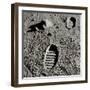 Astronaut Footprints on the Moon-Detlev Van Ravenswaay-Framed Photographic Print