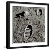 Astronaut Footprints on the Moon-Detlev Van Ravenswaay-Framed Photographic Print