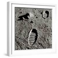 Astronaut Footprints on the Moon-Detlev Van Ravenswaay-Framed Photographic Print