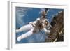 Astronaut Fuglesang Performing Spacewalk-null-Framed Premium Photographic Print