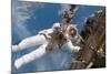 Astronaut Fuglesang Performing Spacewalk-null-Mounted Premium Photographic Print