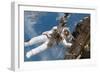 Astronaut Fuglesang Performing Spacewalk-null-Framed Photographic Print